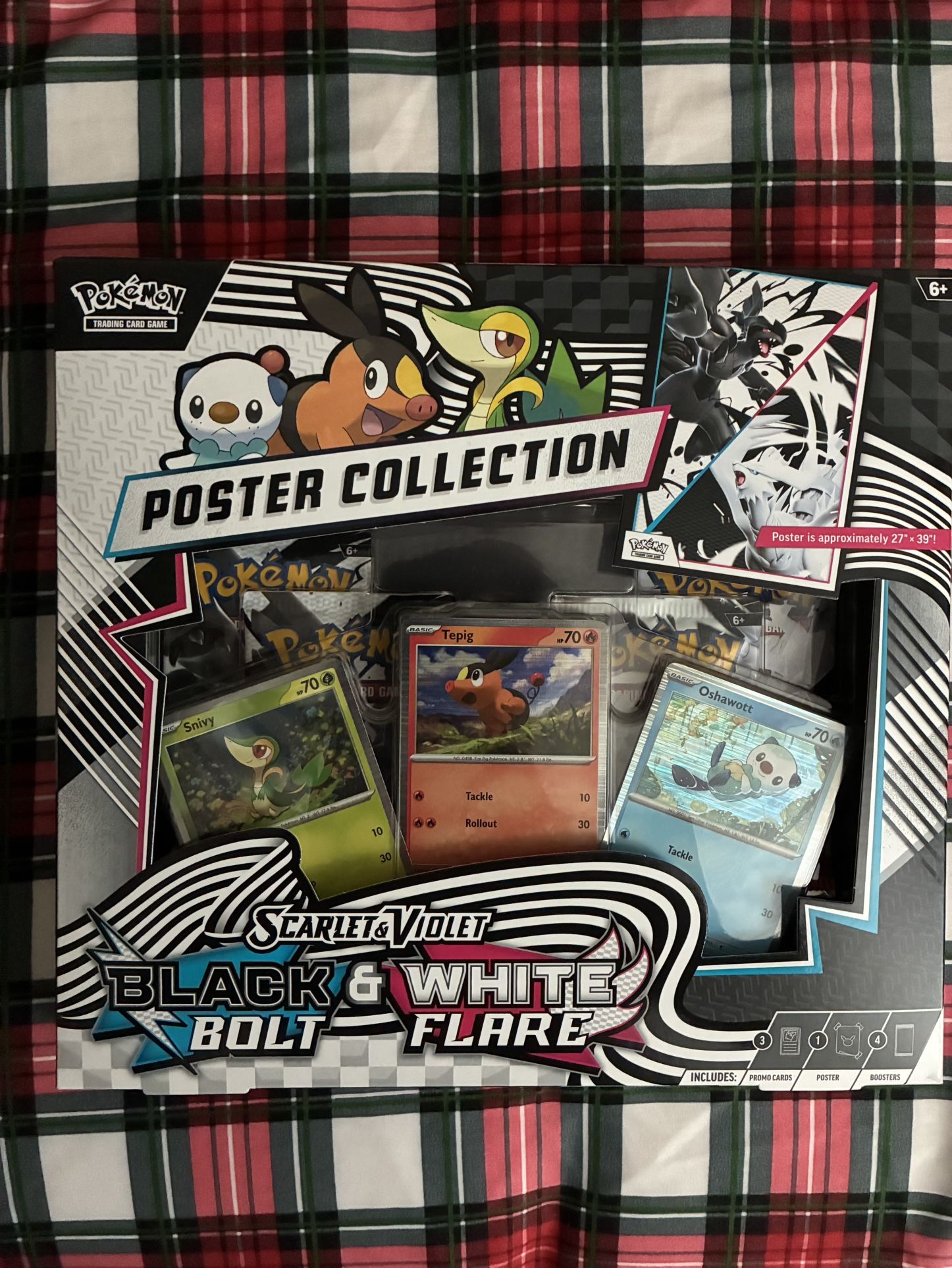 Pokemon TCG Scarlet & Violet 10.5 Unova Poster Collection Box 