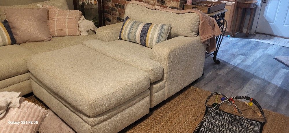 Sofa, Ottoman And Chair