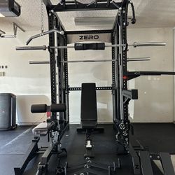 Smith Machine 500 | Adjustable Bench | 245lb Cast Iron Olympic Weights | 7ft Olympic Bar | Fitness | Gym Equipment | FREE DELIVERY/INSTALLATION 🚚 🛠️