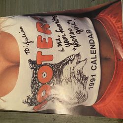 Hooters 1991 Calendar 📅 