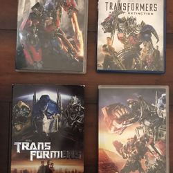 Transformers DVDs - 1st Four Movies