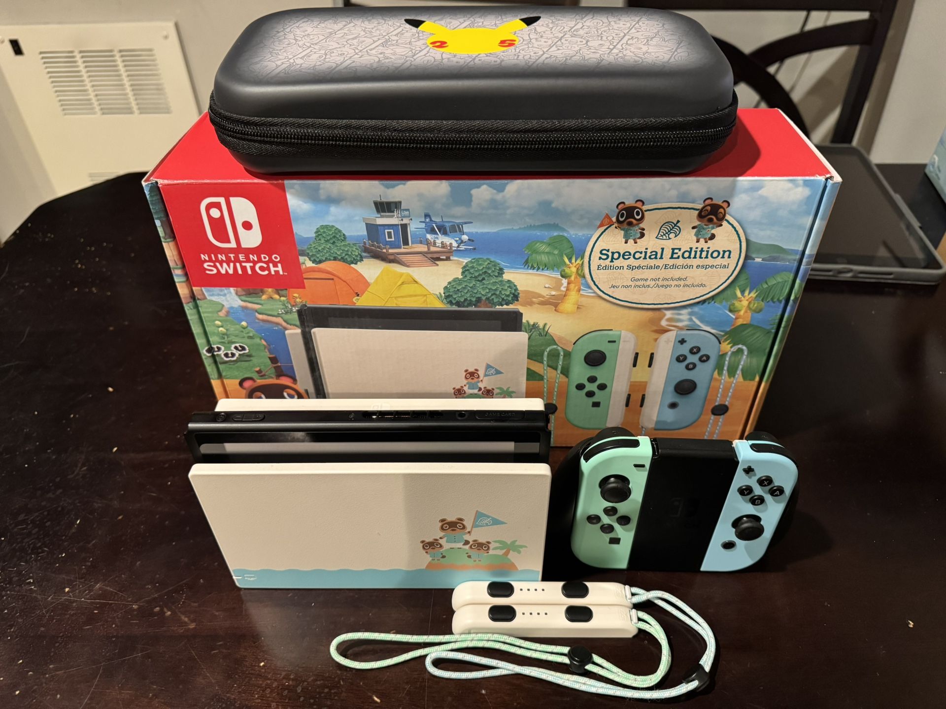 Nintendo Switch Console Bundle (Animal Crossing Edition)