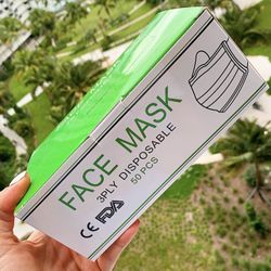 Face Masks 50pcs BY ONE Box GET ONE FREE🍀