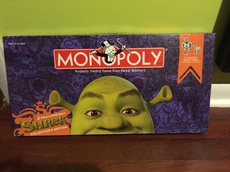 Monopoly Dreamworks SHREK Collectors Edition