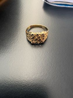 Gold Nugget Style Ring