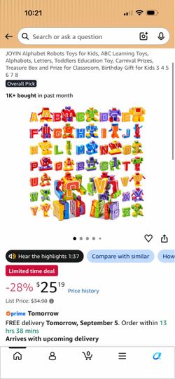 Robot letters