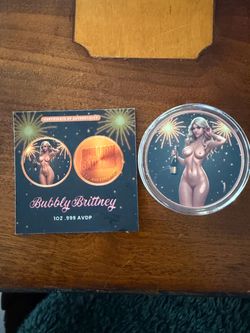 Bullion Baddies - 1 ounce copper naughty - bubbly Brittney
