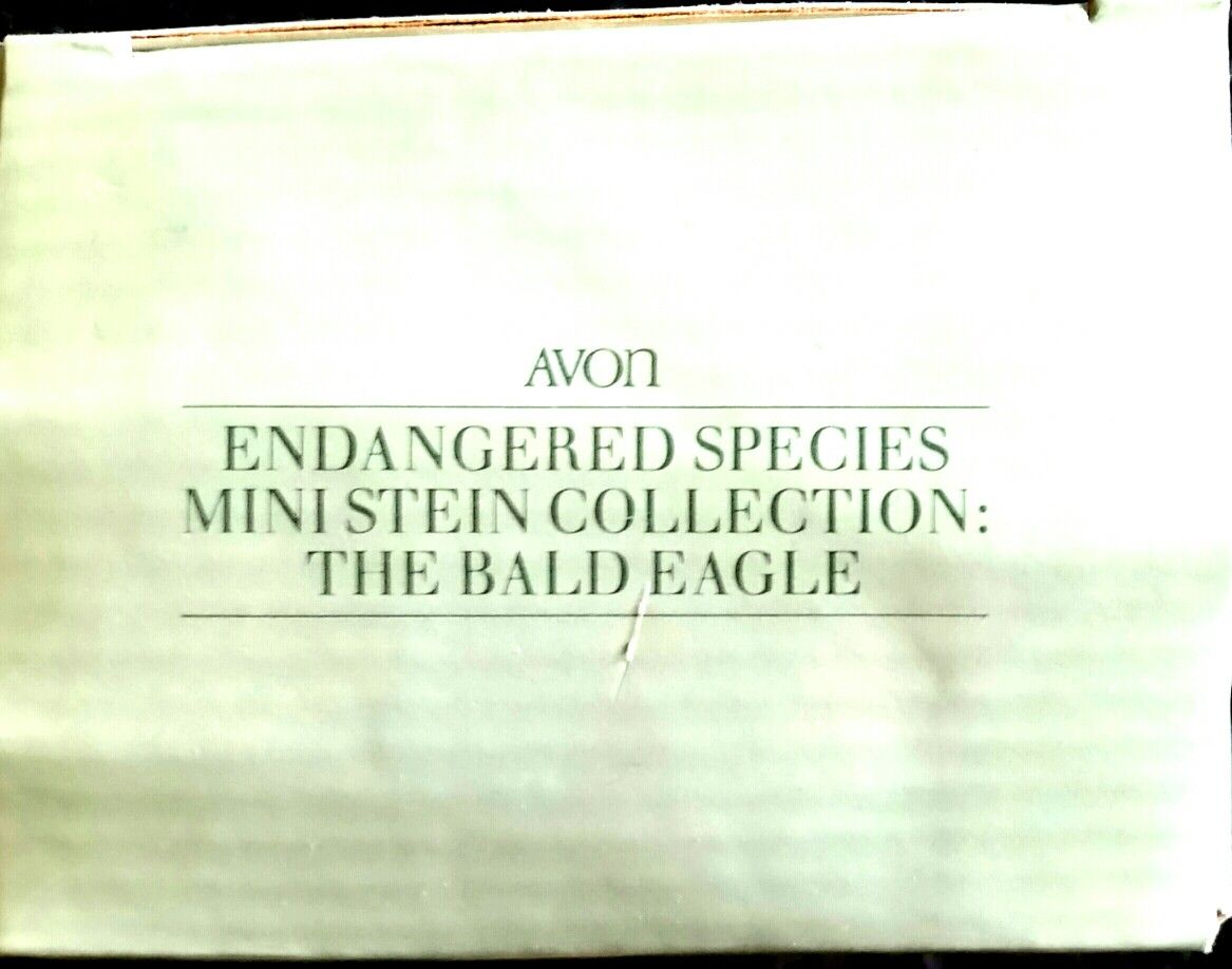 Vintage Avon - Avon Mini Stein - The Bald Eagle -