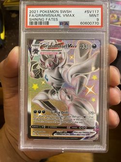 Grimmsnarl VMAX Shiny SV117/SV122 Shining Fates Graded 9 Gem Mint Pokemon 