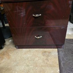 Two Nightstand Tables.