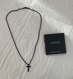 New Black Cross Necklace