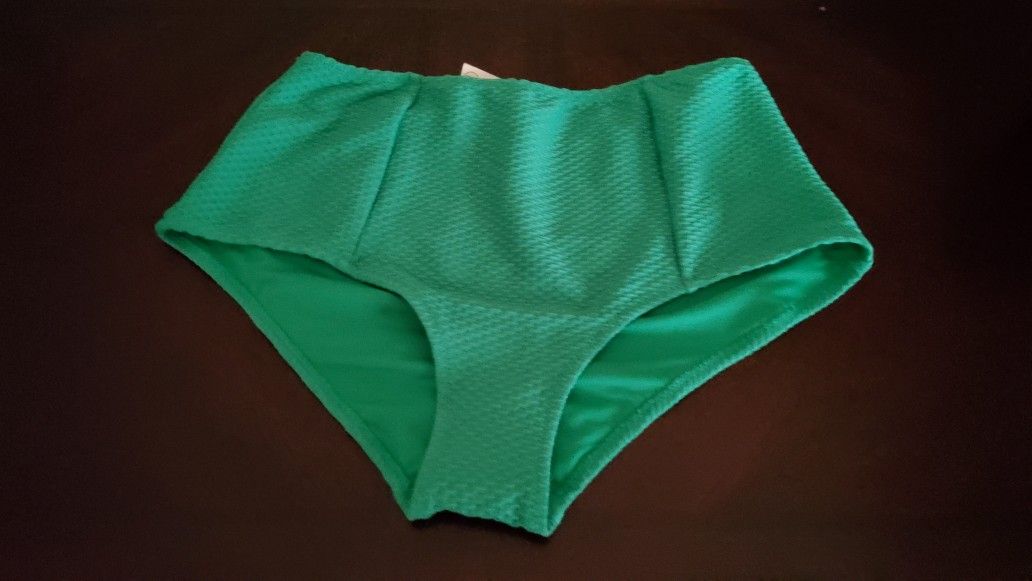 Aerie Ribbed Longline Scoop Bikini Bottom Size XS