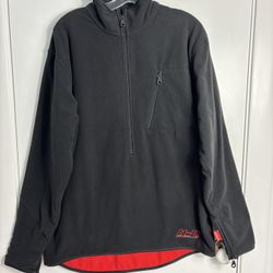 Vintage Harley-Davidson Half Zip Fleece Pullover Jacket Men’s Medium