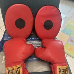 Everlast Youth Kid Boxing Gloves Adult Pinch Mitts