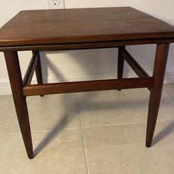 Vintage MCM Walnut Side Table