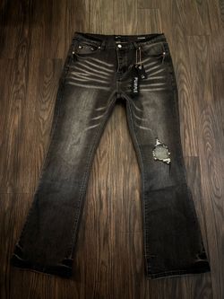 Flared Purple Jeans