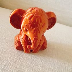 Bronze Elephant Figurine – Intricate Decorative Statue | Lucky Elephant Home Décor