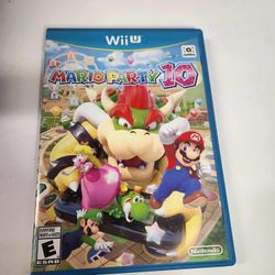 Mario Party 10 Nintendo Wii U Complete CIB Video Game