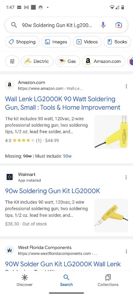 Lenk Soldering Gun Kit NIB OBO