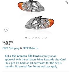 Headlight assembly for a Chrysler or Dodge