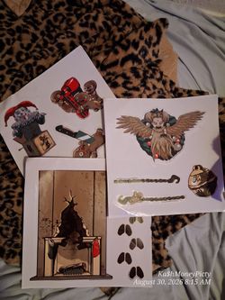 Krampus window decorations