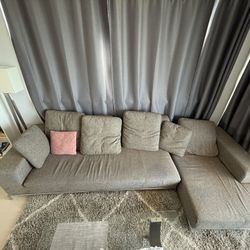 Gray Fabric Couch 