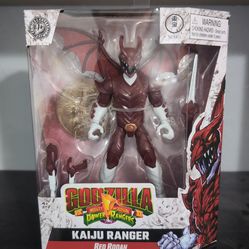 Mighty Morphin Power Rangers x Godzilla Red Ranger