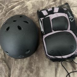 Helmet And Pads Purple 