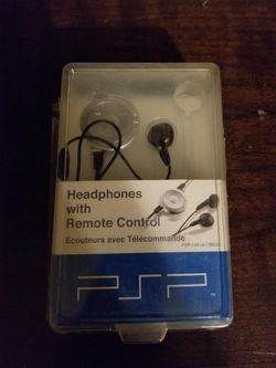 PSP - Headphones with remote control
