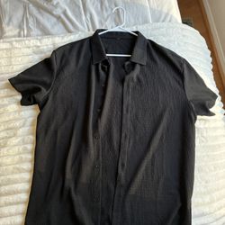 Black Button Down Shirt