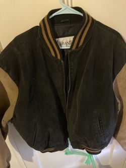 Black & Tan Bomber Jacket