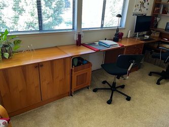 Scandinavian Modular Wall and Desk System
