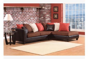 New Chocolate soft sectional! Sofa couch and Loveseat set saves here