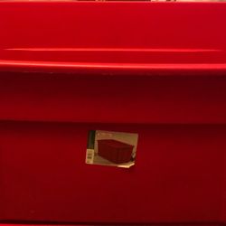 Christmas Red Tote/ Container
