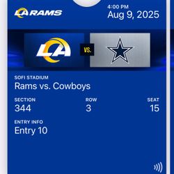 Rams Cowboys Tickets