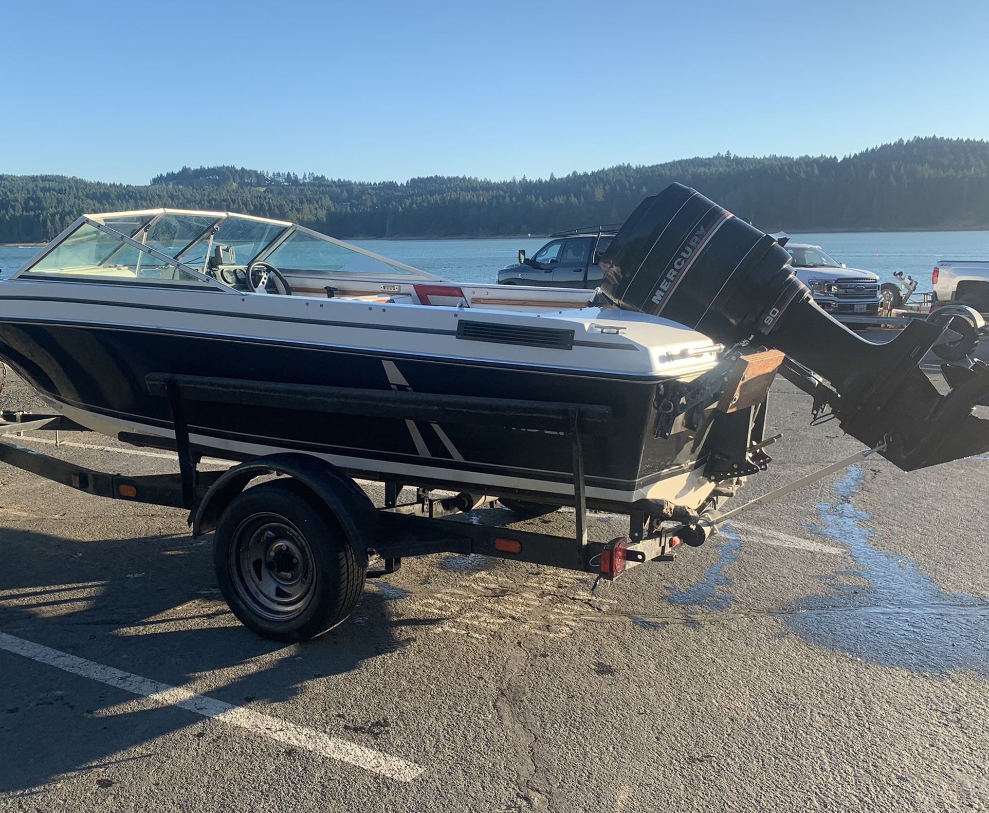 17 Foot Open Bow 90hp Outboard