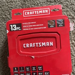 Craftsman BiMetal Hole Saw Kit