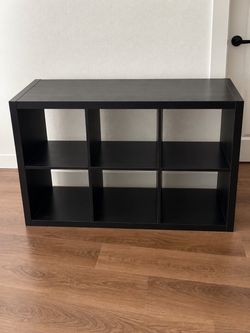 Black TV stand