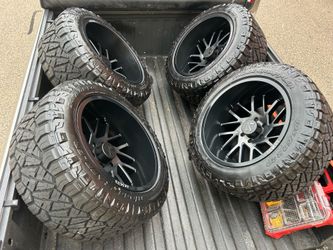 20x12 Arkon Mandela wheels 305/50r20 Nitto Ridge Grappler tires 6x5.5