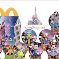 2021 McDonalds Disney World 50th anniversary Complete toys 