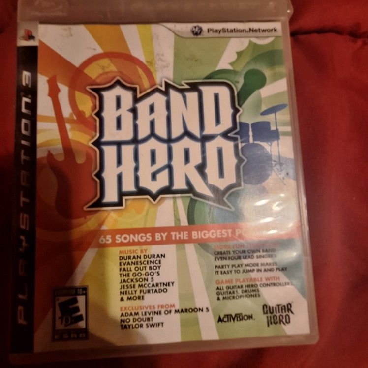 Band Hero For Ps3
