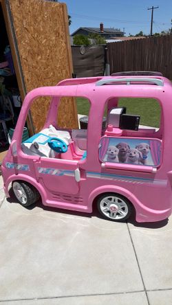 Barbie camper power wheels