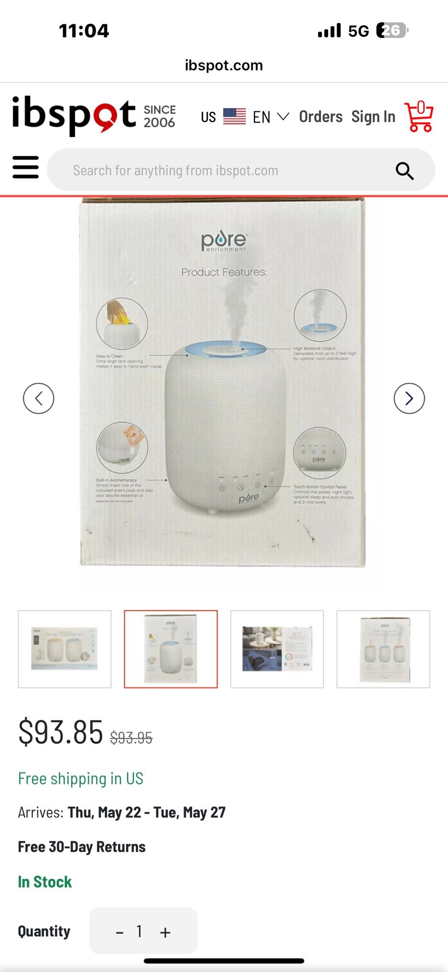 Hume Sense Top Filo Humidifier Set