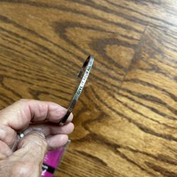 “Give it your all” Silvertone bracelet