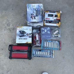 Car Radio Car Inverter Car Battery Charger And Engine Starter And More Tools
