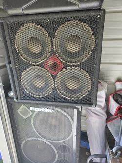 Amp Bass Head And Speakers