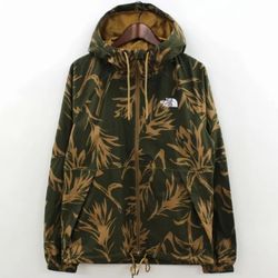 THE NORTH FACE ANTORA RAIN JACKET/HOODIE UTILITY BROWN CAMO DRYVENT size XL