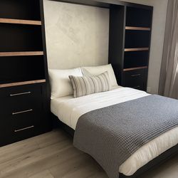 Custom Handcrafted Solid Hardwood Murphy Beds