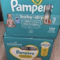 Pampers diapers 