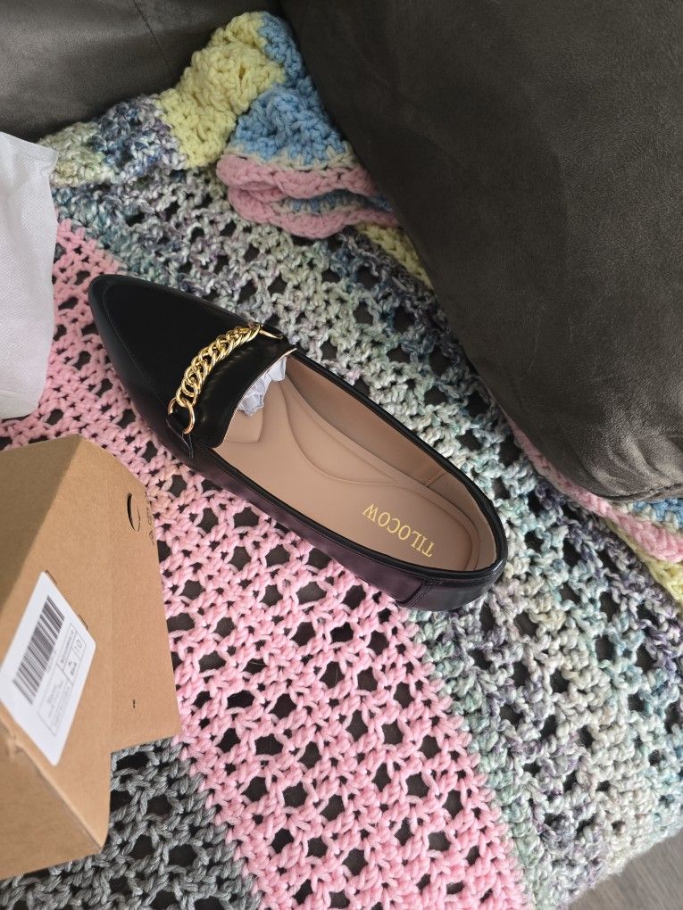 Tilocow Metal Chain Flats